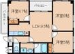 コウベアーバンⅢの間取図