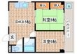 第二ハイツ中山の間取図