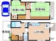 友田町1丁目貸家の間取図