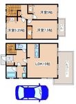 パインガーデン芦屋川PH-Ⅱの間取図