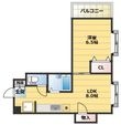フリックコート深江の間取図
