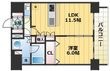 プレサンス新神戸駅前の間取図