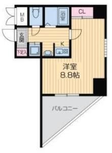 拡大写真:ロイヤルヒル神戸三ノ宮Ⅱ 7階701の間取り
