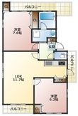 リフュージュ本山の間取図