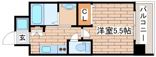 拡大写真:スプランディッド元町山手 3階301の間取り