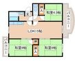 多井畑字前所貸家の間取図
