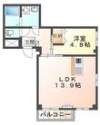 下河原通4丁目新築マンションの間取図