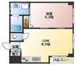 中天マンションの間取図