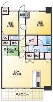 LaDouceur西宮北口の間取図