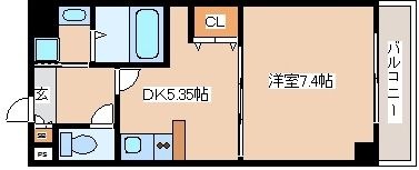 拡大写真:MuMoMi上沢 3階307の間取り