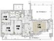 ワコーレ甲子園口フィールズの間取図