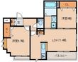 シャーメゾンMIKOの間取図