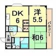 フェリエ甲子園の間取図
