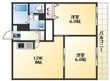 ハイツヨシダの間取図