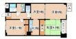 コスモアベニュー新長田の間取図