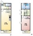 リシャス甲子園の間取図