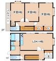 上池田3丁目貸家の間取図