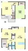 南甲子園2丁目貸家の間取図