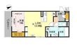 D-residence上甲子園の間取図
