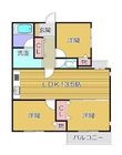 夙川アネックスの間取図