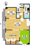 尼崎市田能1丁目の間取図