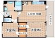 プレジール三ノ宮Ⅱの間取図