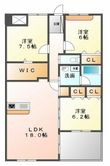 西宮市甲子園口4丁目の間取図