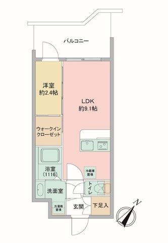 拡大写真:セレニテ神戸駅前アリエ 7階705の間取り