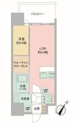 写真:セレニテ神戸駅前アリエ 13階1308の間取図