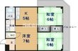 三上マンションの間取図