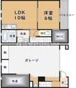 Tom’s garageの間取図