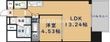 東大阪市高井田元町2丁目の間取図