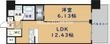 東大阪市高井田元町2丁目の間取図
