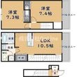 ラ・フルールの間取図
