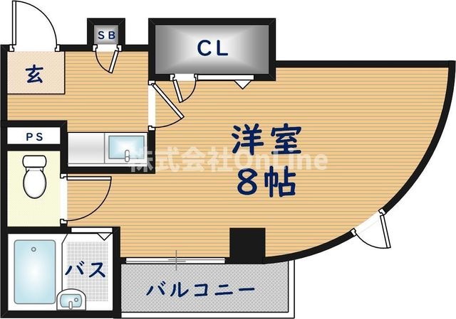 拡大写真:東大阪市小阪本町1丁目 4階401の間取り
