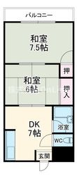東大阪市新町の間取図
