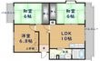 東大阪市若江西新町4丁目の間取図