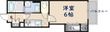 東大阪市小若江2丁目の間取図