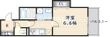 東大阪市小若江2丁目の間取図