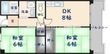 東大阪市御厨栄町3丁目の間取図