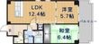 東大阪市吉田本町3丁目の間取図