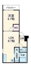 東大阪市友井3丁目の間取図