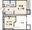 東大阪市花園本町1丁目の間取図