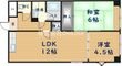 東大阪市吉田本町3丁目の間取図