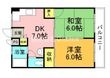 写真:寿コーポ 3階302の間取図