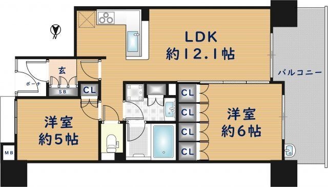 大阪市西区南堀江3丁目の外観
