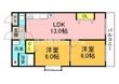北本町プラザⅠの間取図
