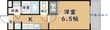 ラフィネ弓削の間取図