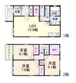 (仮称)FP戸建賃貸高安町南三丁目 の間取図