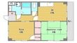 東建マンションの間取図
